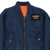 Age 8 Avirex Reversible Bomber Jacket - Small Blue Polyester