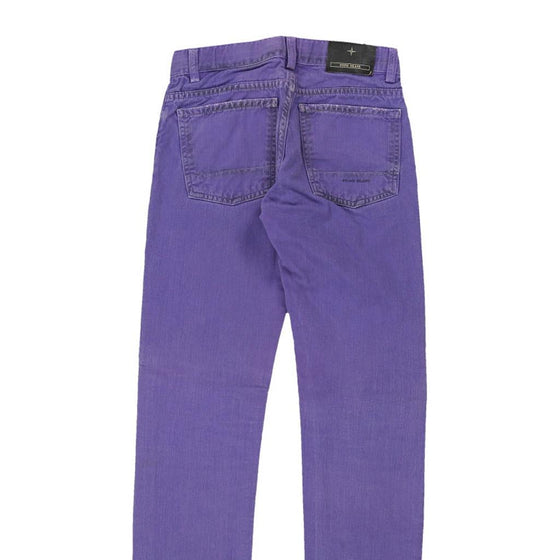 Age 10 Stone Island Trousers - 24W 26L Purple Cotton