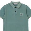 Age 10 Spring / Summer 2015 Stone Island Polo Shirt - Small Blue Cotton