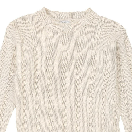 Age 8 C.P. Company Jumper - Small Cream Cotton