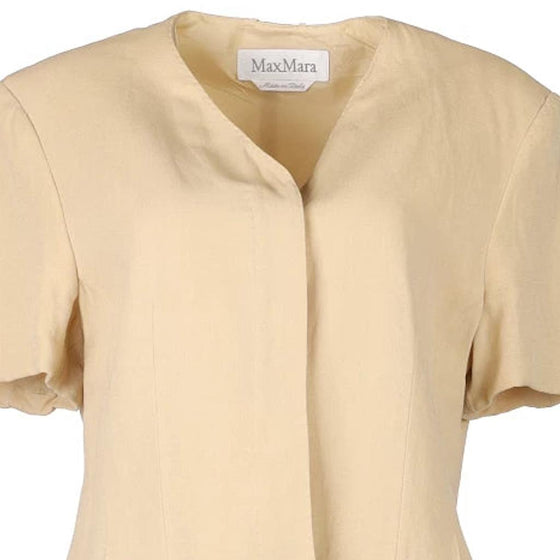 Vintage cream Max Mara Blouse - womens medium