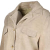 Vintage beige Unbranded Suede Jacket - mens x-large