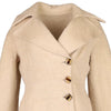 Vintage cream Unbranded Coat - womens large