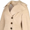 Vintage cream Unbranded Coat - womens large