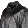 Vintage black Unbranded Leather Jacket - mens x-large