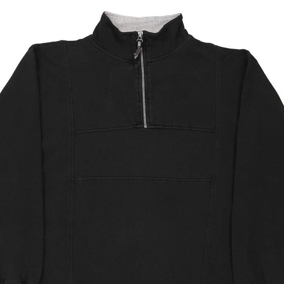 Vintage black Chase Authentics 1/4 Zip - mens x-large