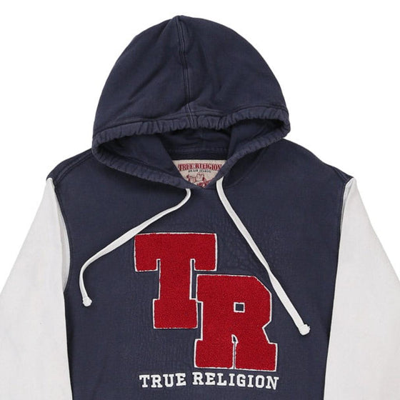 Vintage navy True Religion Hoodie - mens large