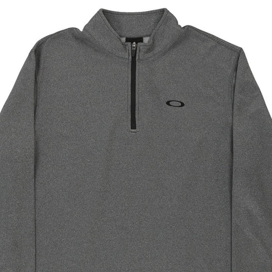 Vintage grey Oakley 1/4 Zip - mens x-large