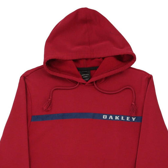 Vintage red Oakley Hoodie - mens medium