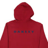 Vintage red Oakley Hoodie - mens medium