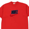 Vintage red Bootleg Nike T-Shirt - mens x-large