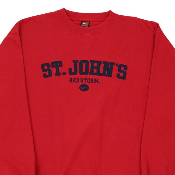 Vintage red St Johns Red Storm Nike Sweatshirt - mens xx-large