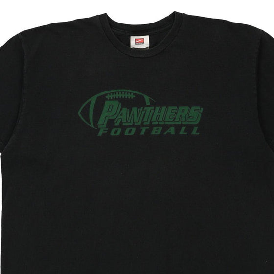 Vintage black Panthers Nike T-Shirt - mens x-large
