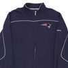 Vintage navy New England Patriot Reebok Zip Up - mens medium