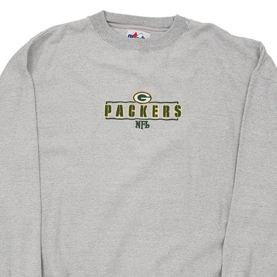 Vintage grey Green Bay Packers Majestic Sweatshirt - mens xxx-large