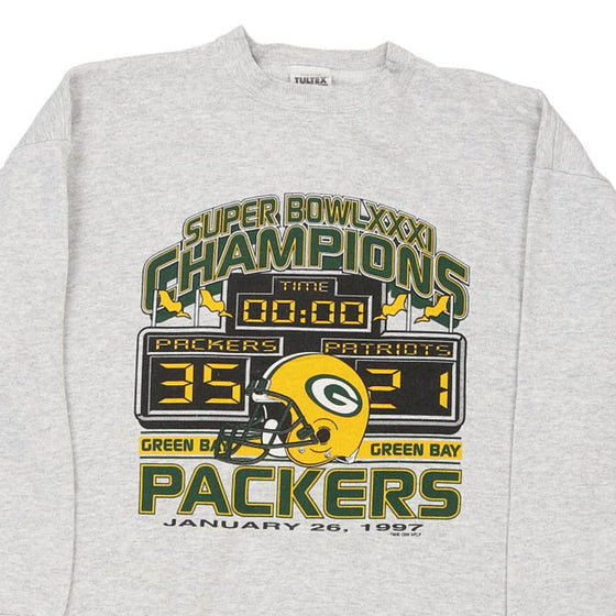 Vintage grey 1997 Green Bay Packers Tultex Sweatshirt - mens x-large