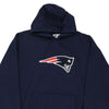 Vintage navy New England Patriots Nfl Hoodie - mens x-large