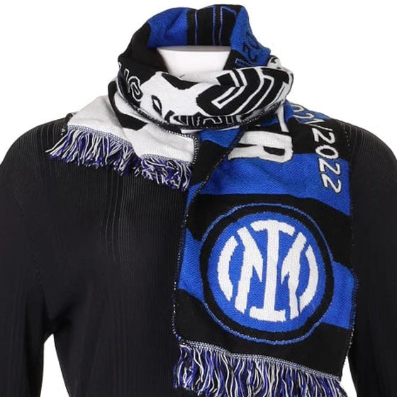 Pre-Loved black Juventus vs Inter Milan 2021/22 Juventus Fc Scarf - womens no size