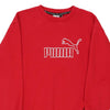 Vintage red Puma Sweatshirt - mens large