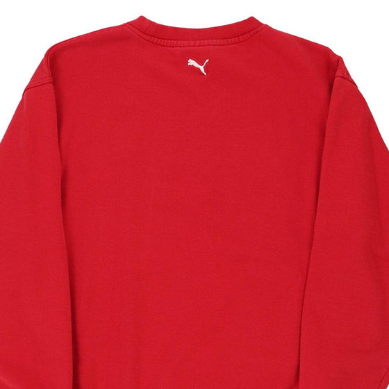 Vintage red Puma Sweatshirt - mens large