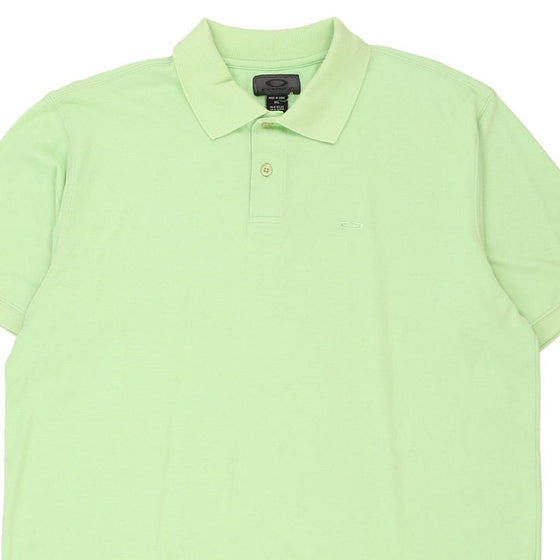 Vintage green Oakley Polo Shirt - mens x-large