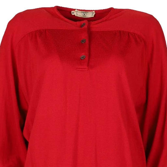 Vintage red 1980s, Studio Valentino Jumper - womens xx-large