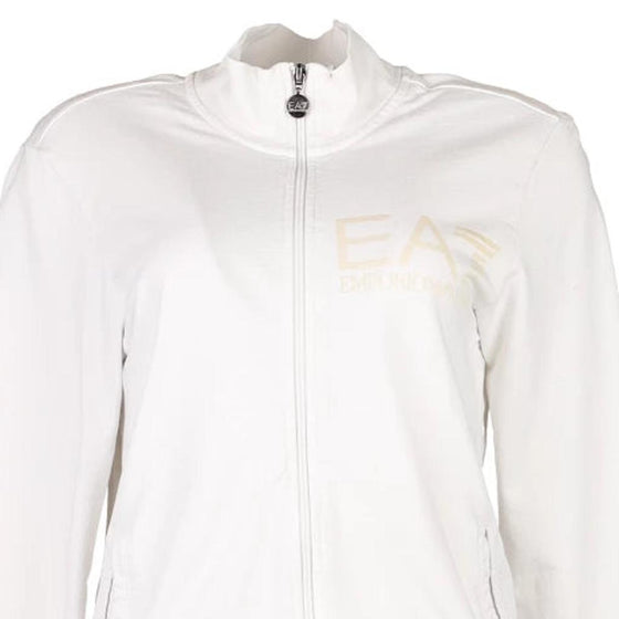 Vintage white Ea7 Track Jacket - womens small