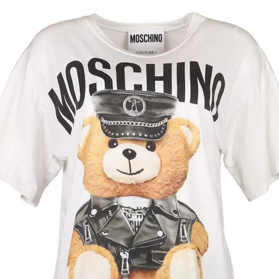 Vintage white Moschino T-Shirt - womens large