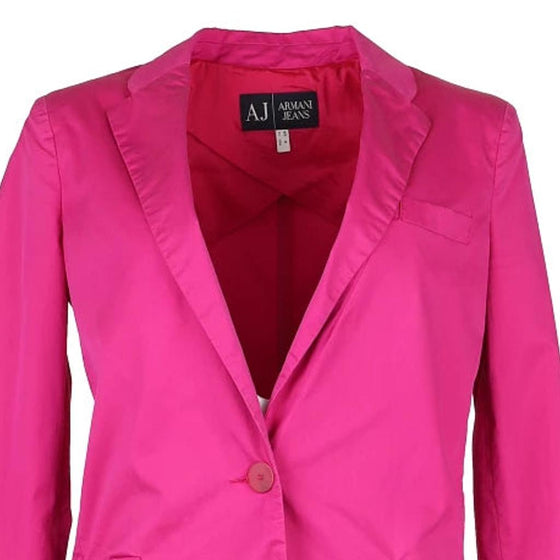 Vintage pink Armani Jeans Blazer - womens large