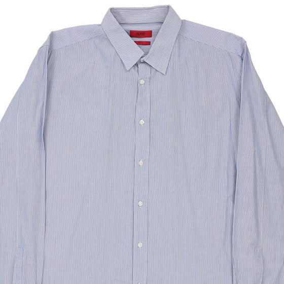 Vintage blue Slim Fit Hugo Boss Shirt - mens x-large