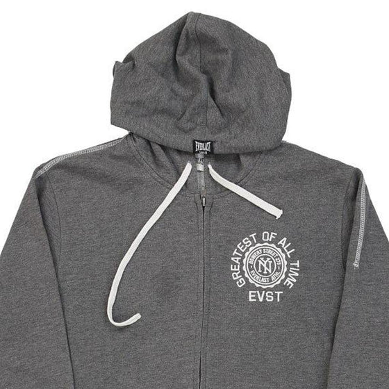 Everlast Zip Up - XL Grey Cotton Blend - Thrifted.com