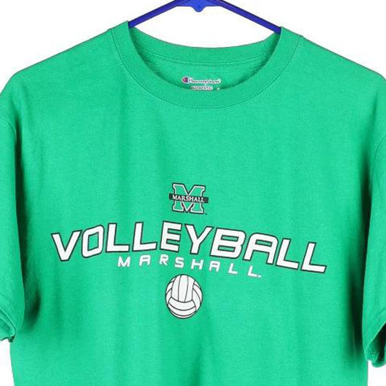 Vintage green Volleyball Marshall Champion T-Shirt - mens medium