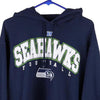 Vintage blue Seattle Seahawks Nfl Hoodie - mens x-large