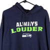 Vintage blue Seattle Seahawks Nfl Hoodie - mens x-large