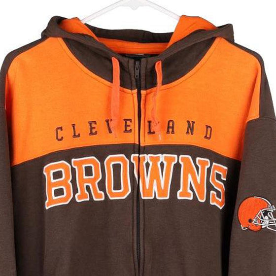 Vintage brown Cleveland Browns Nfl Hoodie - mens large