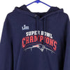 Pre-Loved blue New England Patriots 2017 Nfl Hoodie - mens large