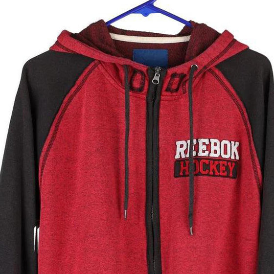 Vintage red Reebok Hoodie - mens large