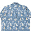 Vintage blue Perfect Issue Hawaiian Shirt - mens large