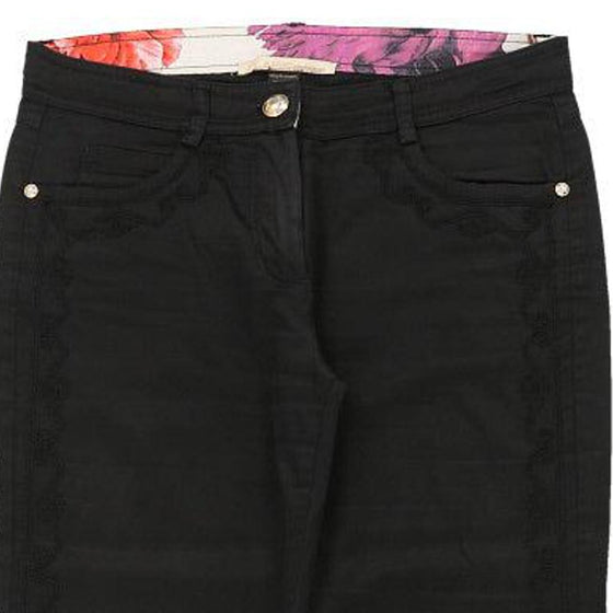 Cavalli Class Jeans - 32W UK 12 Black Cotton