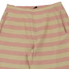 Gf Ferre Striped Trousers - 30W UK 10 Pink Cotton