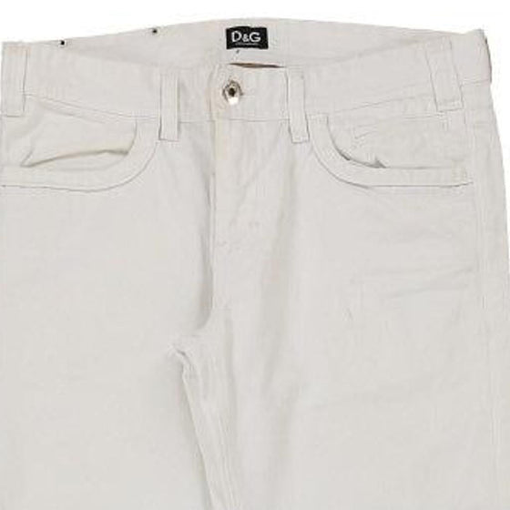 Dolce & Gabbana Jeans - 32W UK 10 White Cotton