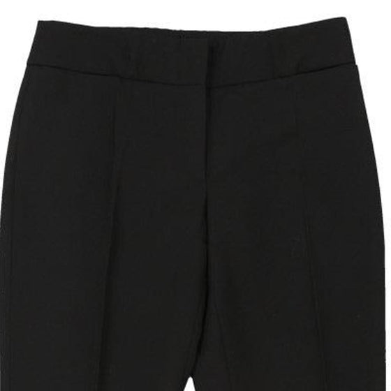 Moschino Trousers - 32W UK 12 Black Cotton