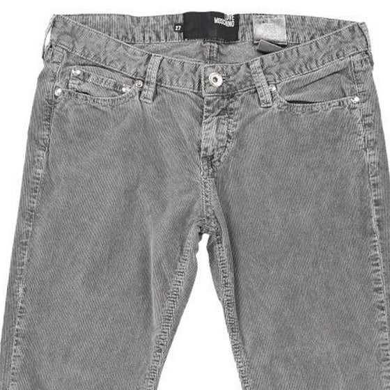 Love Moschino Jeans - 32W UK 10 Grey Cotton