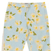 Cheap & Chic Moschino Floral Trousers - 30W UK 8 Blue Cotton