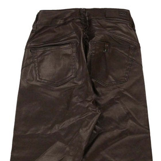 Liu Jo Trousers - 26W UK 6 Brown Cotton Blend