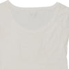 Armani Jeans Spellout Top - Large White Cotton