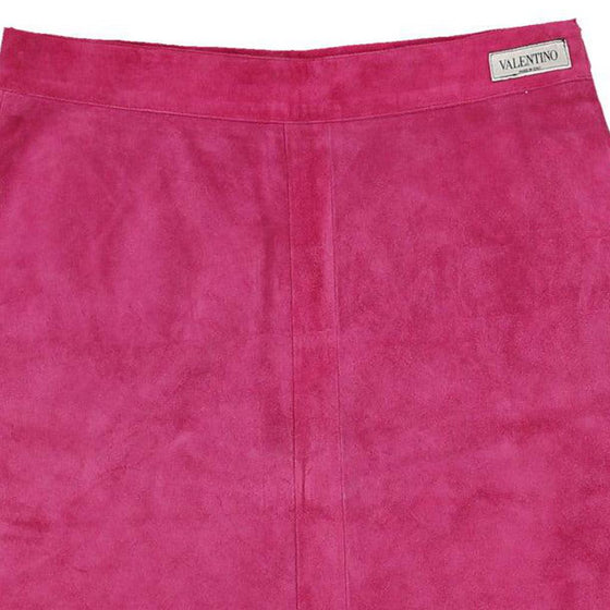 Valentino Skirt - 30W UK 10 Pink Polyester