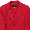 Armani Jeans Blazer - Medium Red Cotton Blend