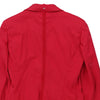 Armani Jeans Blazer - Medium Red Cotton Blend