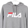 Vintage grey Fila Hoodie - womens medium